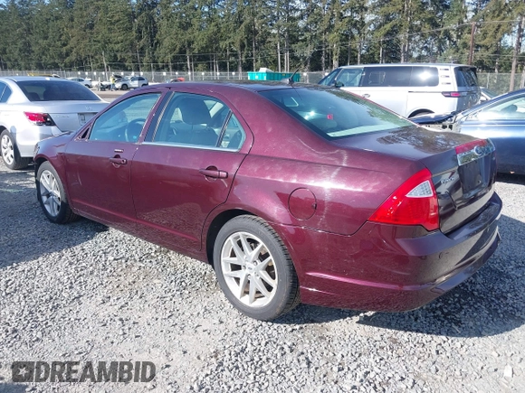 2011 Ford Fusion SEL with VIN 3FAHP0JA7BR220265, listed as a IAAI auction lot 42019909 with 170,287 mi miles. Bid and sale history available at carsss.com. Image 3.