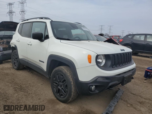 2018 Jeep Renegade Sport with VIN ZACCJBAB7JPH67992, listed as a Copart auction lot 44616795 with 30,995 mi miles and Salvage Title. Bid and sale history available at DreamBid. Image 4.