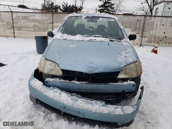 2000 Toyota ECHO with VIN JTDBT1237Y0077067, listed as a Copart auction lot 46309605 with NaN miles and Salvage Title. Bid and sale history available at carsss.com. Image 5.
