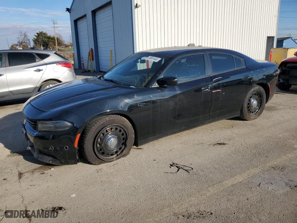 2020 Dodge Charger Police with VIN 2C3CDXKT8LH220430, listed as a Copart auction lot 85991444 with 58,714 mi miles and Clean Title. Bid and sale history available at carsss.com. Image 1.