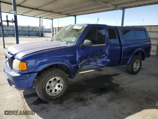 2004 Ford Ranger XL with VIN 1FTYR14U34PA36032, listed as a Copart auction lot 43769395 with 121,287 mi miles and Salvage Title. Bid and sale history available at carsss.com. Image 1.