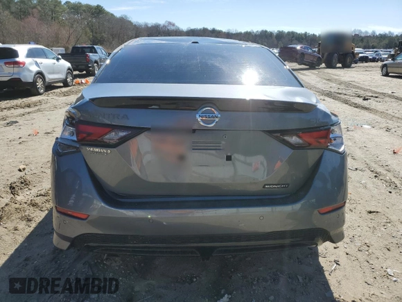2022 Nissan Sentra SR with VIN 3N1AB8DV2NY229556, listed as a Copart auction lot 50306535 with 47,121 mi miles and Salvage Title. Bid and sale history available at carsss.com. Image 6.