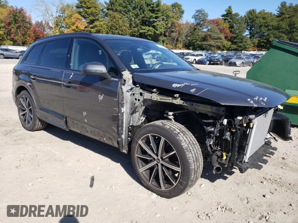 2023 Audi Q7 Premium Plus with VIN WA1LXBF75PD011646, listed as a Copart auction lot 75040644 with 13,347 mi miles and Salvage title. Bid and sale history available at DreamBid. Image 4.