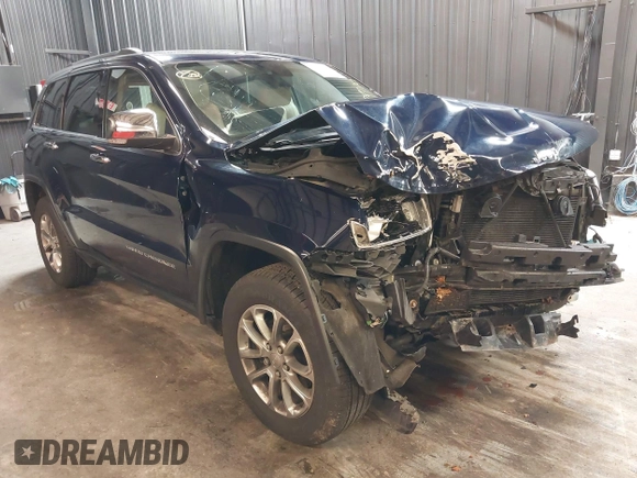2016 Jeep Grand Cherokee Limited 75th Anniversary with VIN 1C4RJFBG8GC415366, listed as a IAAI auction lot 42208770 with 51,580 mi miles and . Bid and sale history available at DreamBid. Image 1.