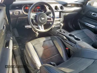 2021 Ford Mustang EcoBoost with VIN 1FA6P8TH5M5112166, listed as a Copart auction lot 57572685 with 46,611 mi miles and Salvage title. Bid and sale history available at DreamBid. Image 8.