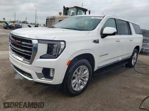 2021 GMC Yukon XL SLT with VIN 1GKS2GKD2MR319045, listed as a Copart auction lot 78261734 with 10,683 mi miles and Non Repairable. Bid and sale history available at carsss.com. Image 1.
