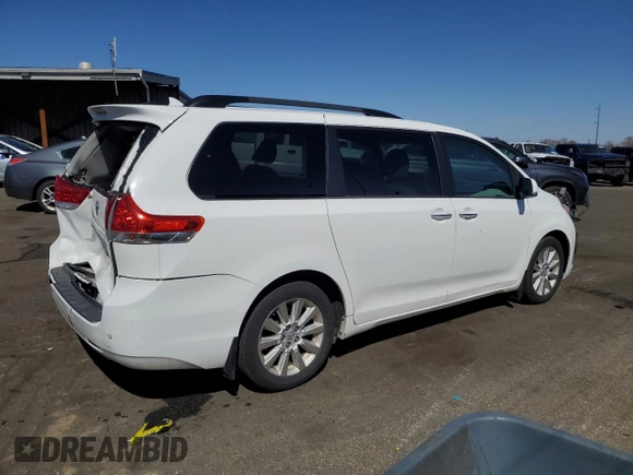 2014 Toyota Sienna Ltd with VIN 5TDDK3DCXES090201, listed as a Copart auction lot 43001075 with 183,788 mi miles and Salvage Title. Bid and sale history available at carsss.com. Image 3.