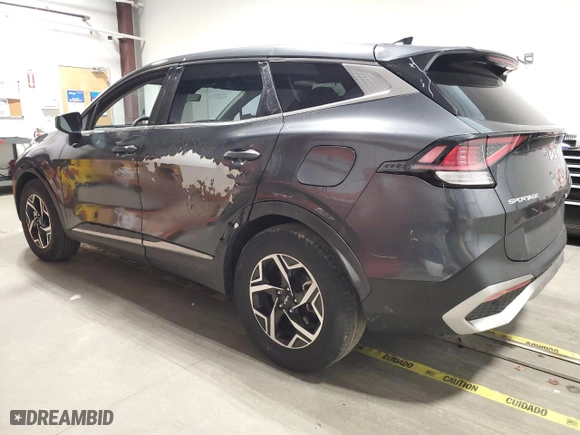 2023 Kia Sportage LX with VIN KNDPU3AF0P7153048, listed as a Copart auction lot 49681545 with 25,330 mi miles and Clean Title. Bid and sale history available at carsss.com. Image 2.