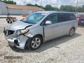 2012 Toyota Sienna LE AAS with VIN 5TDKK3DC8CS205379, listed as a Copart auction lot 62005125 with 233,391 mi miles and Salvage title. Bid and sale history available at DreamBid. Image 1.