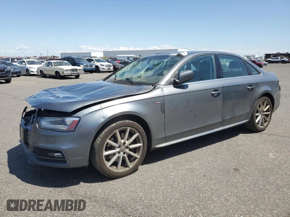 2014 Audi A4 Premium Plus z VIN WAUFFAFL0EN035855, wystawiony jako Copart lot #58722385 z przebiegiem 64 067 mil mil oraz Szkoda całkowita • Salvage title. Historia ofert i sprzedaży dostępna na DreamBid. Obrazek 1.
