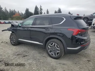 2022 Hyundai Santa Fe Hybrid SEL Premium with VIN KM8S3DA11NU029629, listed as a Copart auction lot 75606294 with 44,110 mi miles and Salvage Title. Bid and sale history available at carsss.com. Image 2.