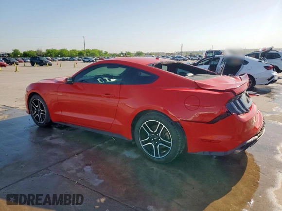 2019 Ford Mustang EcoBoost с VIN 1FA6P8TH3K5159743, выставлен на аукционе Copart как лот 52114895 с пробегом 83 293 миль миль и Чистый • Clean title. История ставок и продаж доступна на DreamBid. Изображение 2.