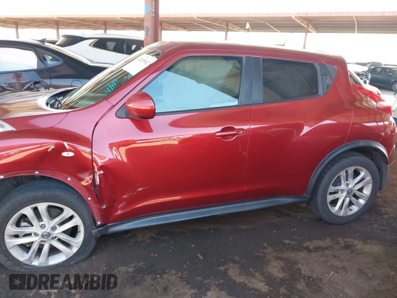 2013 Nissan Juke SV with VIN JN8AF5MV3DT209084, listed as a IAAI auction lot 42025042 with 1 mi miles. Bid and sale history available at carsss.com. Image 14.