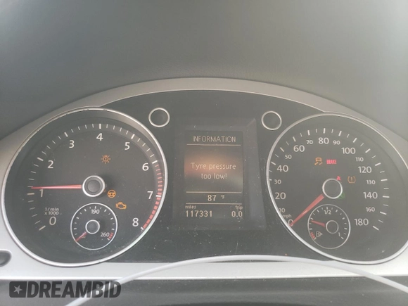 2010 Volkswagen CC Sport with VIN WVWML7AN7AE515657, listed as a Copart auction lot 78471864 with 117,331 mi miles and Salvage Title. Bid and sale history available at DreamBid. Image 9.