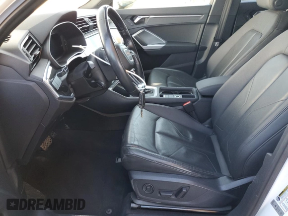 2019 Audi Q3 Premium with VIN WA1AECF31K1079291, listed as a Copart auction lot 76619054 with 51,854 mi miles and Salvage Title. Bid and sale history available at carsss.com. Image 7.