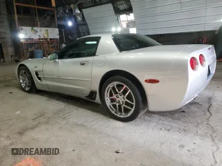 2003 Chevrolet Corvette Z06 with VIN 1G1YY12S035112586, listed as a Copart auction lot 51716375 with 0 mi miles and Salvage Title. Bid and sale history available at carsss.com. Image 2.