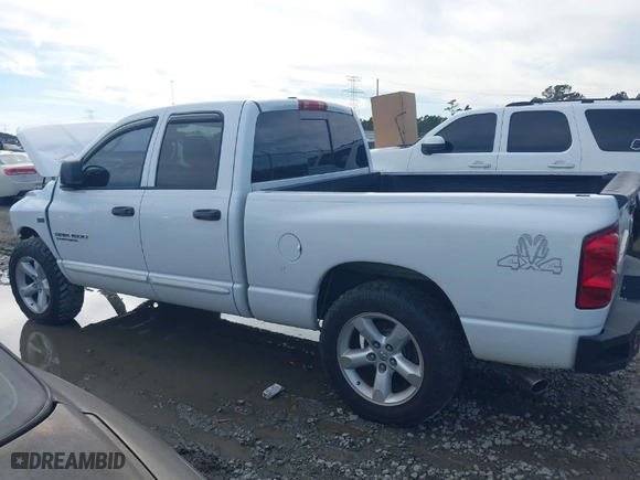 2007 Dodge Ram 1500 Laramie with VIN 1D7HU18267S107190, listed as a IAAI auction lot 41445171 with 169,521 mi miles. Bid and sale history available at carsss.com. Image 14.