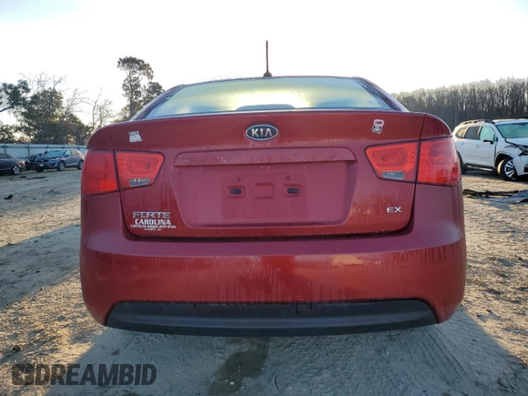 2011 Kia Forte EX with VIN KNAFU4A29B5409980, listed as a Copart auction lot 49216125 with 200,254 mi miles and Salvage Title. Bid and sale history available at carsss.com. Image 6.
