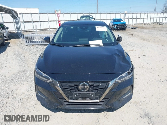 2023 Nissan Sentra SR with VIN 3N1AB8DV9PY295122, listed as a IAAI auction lot 41697356 with 25,987 mi miles. Bid and sale history available at carsss.com. Image 12.