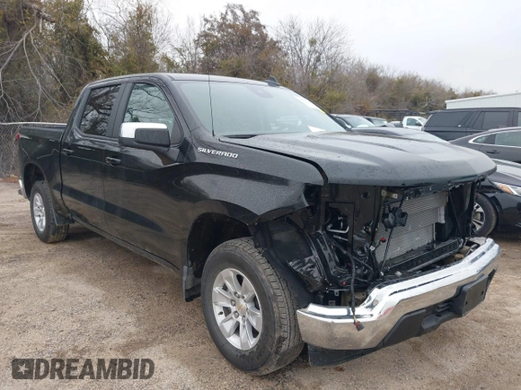 2025 Chevrolet Silverado 1500 LT with VIN 1GCPACED2SZ128814, listed as a IAAI auction lot 41504300 with 6,458 mi miles and . Bid and sale history available at DreamBid. Image 1.