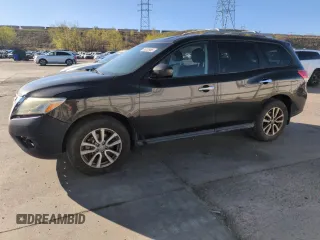 2016 Nissan Pathfinder Platinum with VIN 5N1AR2MMXGC621687, listed as a Copart auction lot 55285985 with 131,996 mi miles and Clean Title. Bid and sale history available at carsss.com. Image 1.