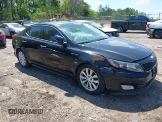 2014 Kia Optima EX z VIN 5XXGN4A72EG291965, wystawiony jako IAAI lot #41971715 z przebiegiem 129 531 mil mil oraz . Historia ofert i sprzedaży dostępna na DreamBid. Obrazek 1.