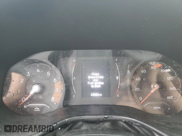 2022 Jeep Compass Latitude with VIN 3C4NJCBB1NT167139, listed as a Copart auction lot 85281964 with 43,990 mi miles and Salvage Title. Bid and sale history available at carsss.com. Image 9.