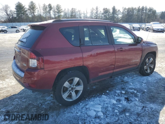 2015 Jeep Compass Latitude with VIN 1C4NJDEBXFD357935, listed as a Copart auction lot 42285025 with 119,392 mi miles and Non Repairable. Bid and sale history available at carsss.com. Image 3.