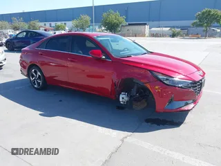 2023 Hyundai Elantra Limited z VIN KMHLN4AJ7PU038224, wystawiony jako IAAI lot #42417393 z przebiegiem 33 760 mil mil oraz . Historia ofert i sprzedaży dostępna na DreamBid. Obrazek 1.