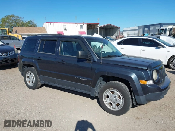 2014 Jeep Patriot Sport with VIN 1C4NJPBB4ED859196, listed as a IAAI auction lot 41815149 with 140,612 mi miles and . Bid and sale history available at carsss.com. Image 13.