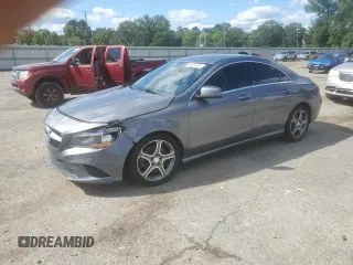 2014 Mercedes-Benz CLA 250 with VIN WDDSJ4EB2EN068792, listed as a Copart auction lot 59684455 with 104,577 mi miles and Salvage title. Bid and sale history available at DreamBid. Image 1.