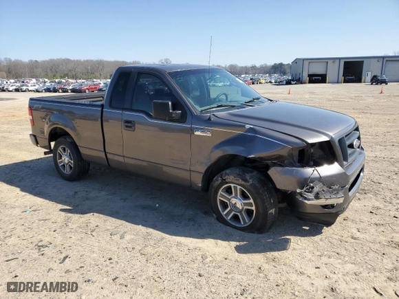 2008 Ford F-150 XL with VIN 1FTRF12W18KE05801, listed as a Copart auction lot 48764505 with 132,826 mi miles and Salvage Title. Bid and sale history available at carsss.com. Image 4.