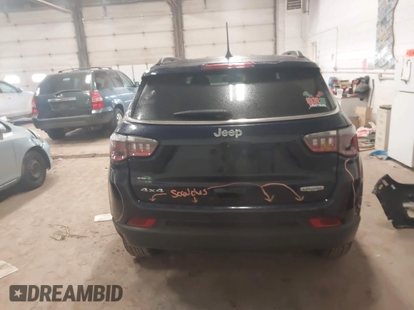 2020 Jeep Compass Latitude with VIN 3C4NJDBB7LT157086, listed as a IAAI auction lot 41263623 with 103,783 mi miles and . Bid and sale history available at DreamBid. Image 16.