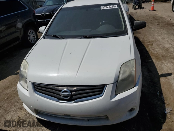 2012 Nissan Sentra S with VIN 3N1AB6AP9CL616383, listed as a Copart auction lot 51924265 with 168,147 mi miles and Salvage Title. Bid and sale history available at DreamBid. Image 5.