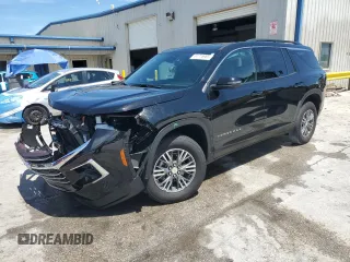 2024 Chevrolet Traverse FWD LT with VIN 1GNERGKS1RJ145453, listed as a Copart auction lot 61776965 with 12,817 mi miles and Salvage title. Bid and sale history available at DreamBid. Image 1.