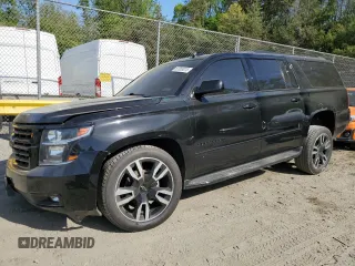 2018 Chevrolet Suburban Premier z VIN 1GNSKJKC1JR352430, wystawiony jako Copart lot #52883075 z przebiegiem 95 032 mil mil oraz Szkoda całkowita • Salvage title. Historia ofert i sprzedaży dostępna na DreamBid. Obrazek 1.