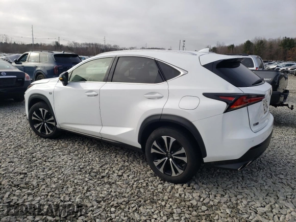 2020 Lexus NX with VIN JTJSARDZ6L2233325, listed as a Copart auction lot 48878575 with 0 mi miles and Salvage Title. Bid and sale history available at carsss.com. Image 2.