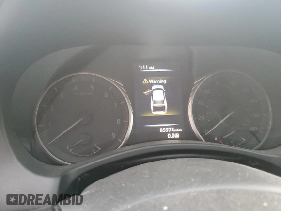 2020 Infiniti Q50 with VIN JN1EV7AR7LM255371, listed as a Copart auction lot 41490195 with 85,974 mi miles and Salvage Title. Bid and sale history available at DreamBid. Image 9.
