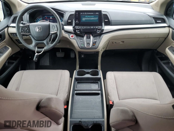 2020 Honda Odyssey EX with VIN 5FNRL6H57LB038073, listed as a Copart auction lot 54979525 with 38,114 mi miles and Salvage title. Bid and sale history available at DreamBid. Image 8.