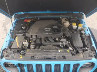 2021 Jeep Wrangler Unlimited Rubicon with VIN 1C4JJXFM4MW617635, listed as a Copart auction lot 58956205 with 52,995 mi miles and Salvage title. Bid and sale history available at DreamBid. Image 12.