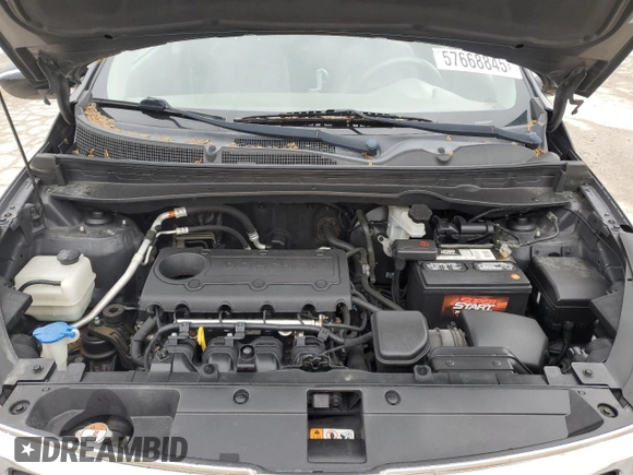 2013 Kia Sportage EX with VIN KNDPCCA20D7367081, listed as a Copart auction lot 57668845 with 116,137 mi miles and Salvage title. Bid and sale history available at DreamBid. Image 12.