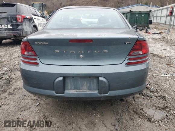 2005 Dodge Stratus SXT z VIN 1B3EL46R95N644182, wystawiony jako Copart lot #42978775 z przebiegiem 104 663 mil mil oraz Szkoda całkowita • Salvage title. Historia ofert i sprzedaży dostępna na DreamBid. Obrazek 6.