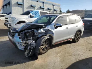 2021 Subaru Forester Sport with VIN JF2SKARC1MH417657, listed as a Copart auction lot 46537695 with 0 mi miles and Salvage Title. Bid and sale history available at carsss.com. Image 1.