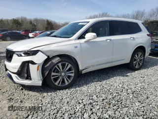 2021 Cadillac XT6 Premium Luxury with VIN 1GYKPDRS8MZ119510, listed as a Copart auction lot 51003695 with 38,157 mi miles and Salvage Title. Bid and sale history available at carsss.com. Image 1.