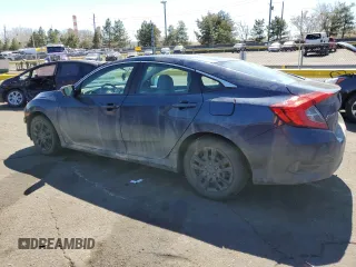 2018 Honda Civic Sedan LX with VIN 19XFC2F55JE014954, listed as a Copart auction lot 50823025 with 0 mi miles and Salvage Title. Bid and sale history available at carsss.com. Image 2.