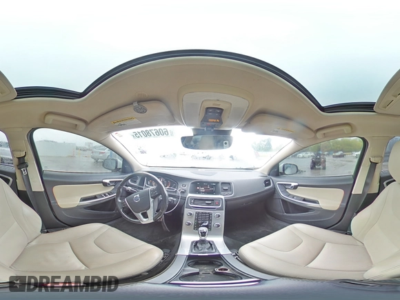 2017 Volvo S60 Inscription with VIN LYV402HK6HB134979, listed as a Copart auction lot 60678015 with 127,688 mi miles and Salvage title. Bid and sale history available at DreamBid. Image 14.