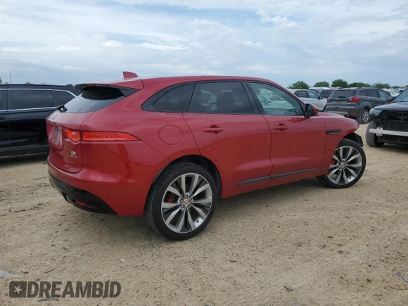 2017 Jaguar F-Pace S z VIN SADCM2BV1HA086290, wystawiony jako Copart lot #56218985 z przebiegiem 76 076 mil mil oraz Szkoda całkowita • Salvage title. Historia ofert i sprzedaży dostępna na DreamBid. Obrazek 3.