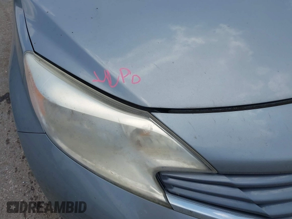 2014 Nissan Note SV with VIN 3N1CE2CP2EL435649, listed as a IAAI auction lot 42331205 with 122,265 mi miles and . Bid and sale history available at DreamBid. Image 6.