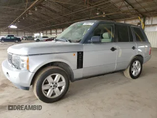2004 Land Rover Range Rover HSE z VIN SALME11424A173098, wystawiony jako Copart lot #55669715 z przebiegiem Nie podano mil oraz Czysty tytuł • Clean title. Historia ofert i sprzedaży dostępna na DreamBid. Obrazek 1.