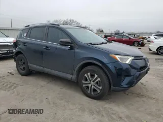 2017 Toyota RAV4 LE with VIN 2T3BFREV3HW579265, listed as a Copart auction lot 43581975 with 100,205 mi miles and Salvage Title. Bid and sale history available at carsss.com. Image 4.